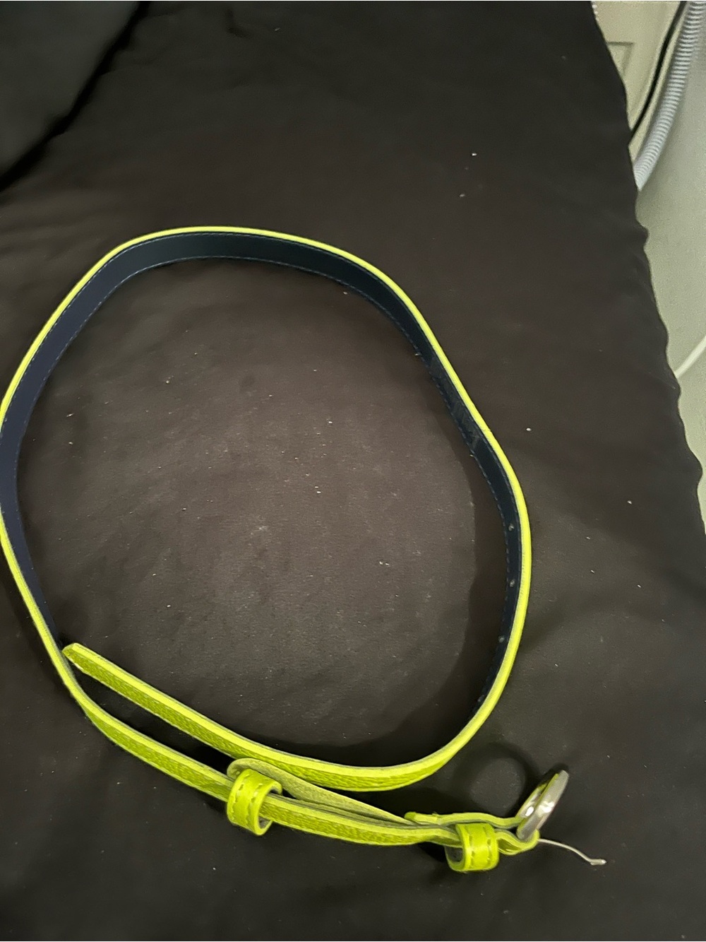 Kettlewell Lime Green Leather Belt - Picture 4 of 7